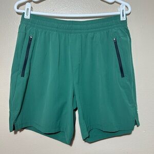 All in Motion Men's Green Athletic Shorts